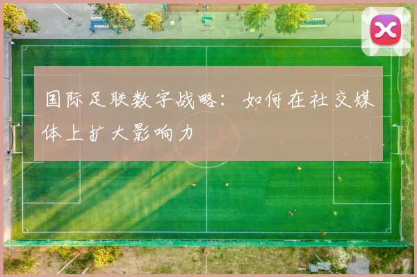 国际足联数字战略：如何在社交媒体上扩大影响力